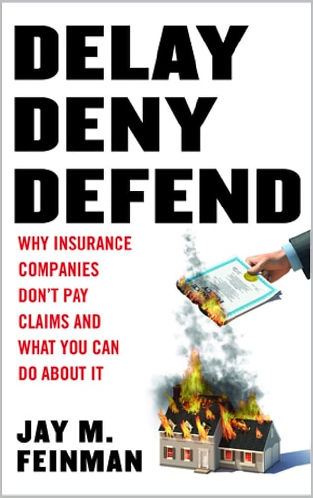 The title of a 2010 book by Jay M. Feinman criticizing insurance practices bears resemblance to messages on shell casings found at the scene of the crime The title of a 2010 book by Jay M. Feinman criticizing insurance practices bears resemblance to messages on shell casings found at the scene of the crime
