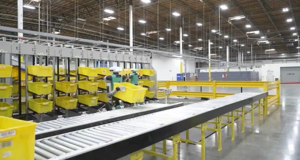 Amazon introduces two-meter tall humanoid robots to work in its warehouses Amazon introduces two-meter tall humanoid robots to work in its warehouses