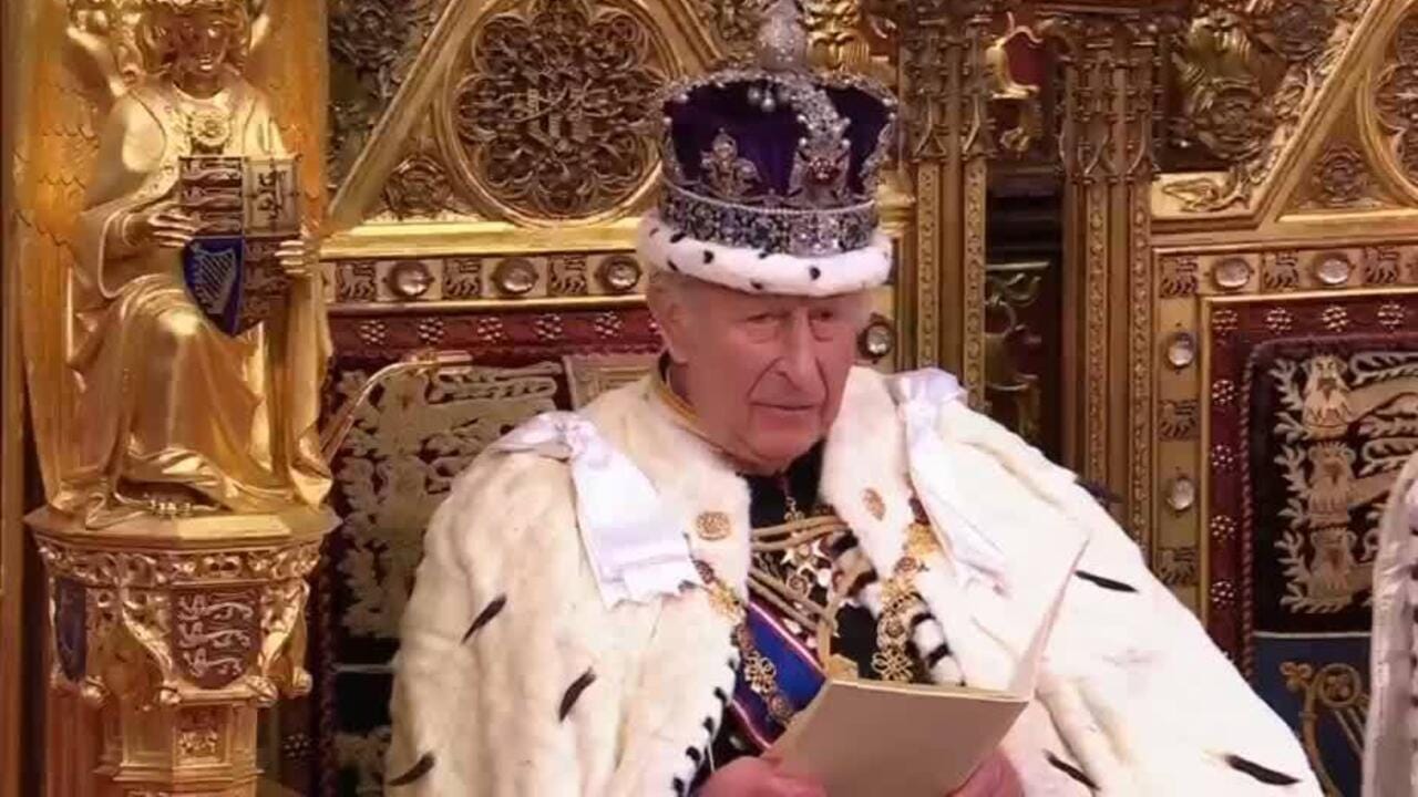 Rey Carlos III habla ante el Parlamento británico en medio ... Rey Carlos III habla ante el Parlamento británico en medio ...