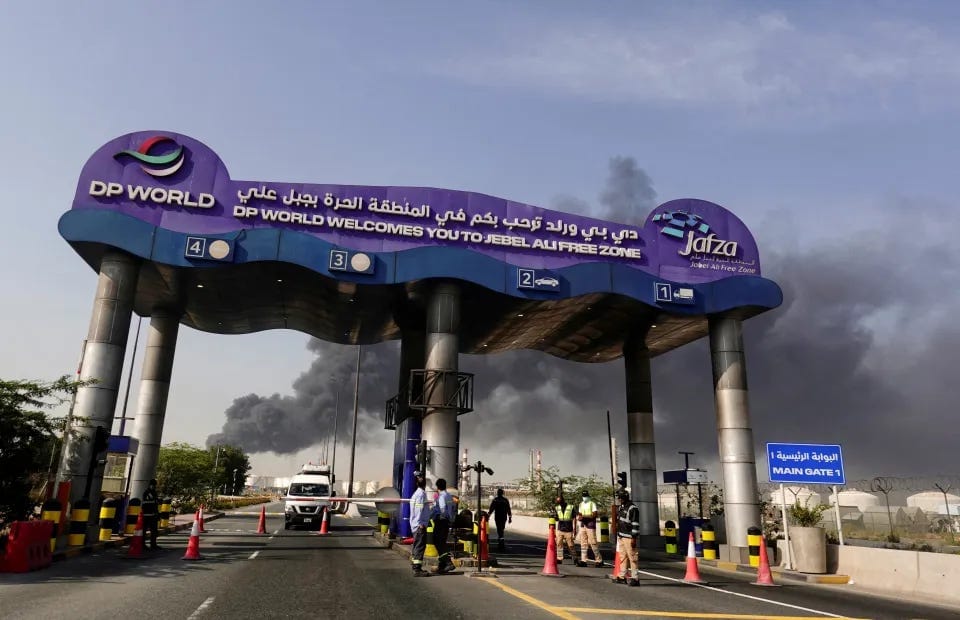 : Smoke billows after Iranian attack, following United States and Israel strikes on Iran : Smoke billows after Iranian attack, following United States and Israel strikes on Iran