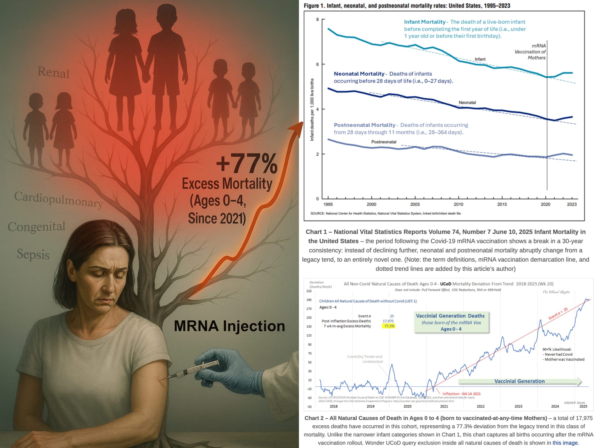 BREAKING: CDC Child Death Records Indicate Severe Transgenerational Harm of Mass mRNA Vaccination BREAKING: CDC Child Death Records Indicate Severe Transgenerational Harm of Mass mRNA Vaccination