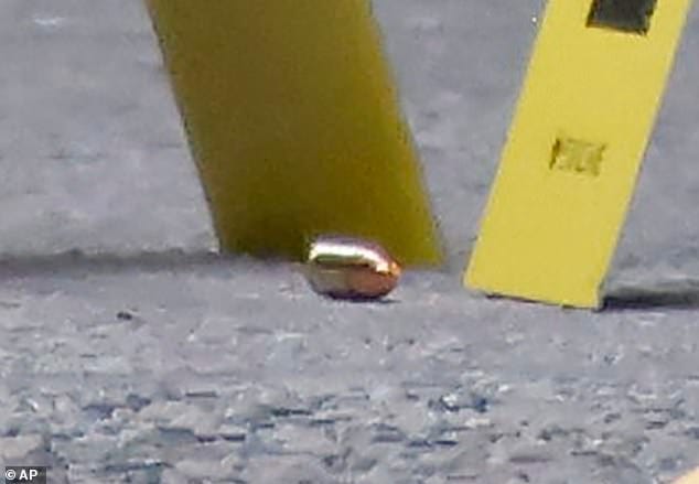 Police sources told ABC News that casings were found at the scene with the cryptic messages left on them Police sources told ABC News that casings were found at the scene with the cryptic messages left on them