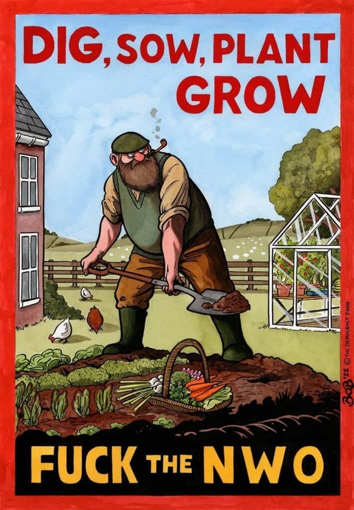 Expose News: A farmer digs in the soil, promoting self-sufficiency while challenging the monetary system designed to enslave you. - The Expose Expose News: A farmer digs in the soil, promoting self-sufficiency while challenging the monetary system designed to enslave you.