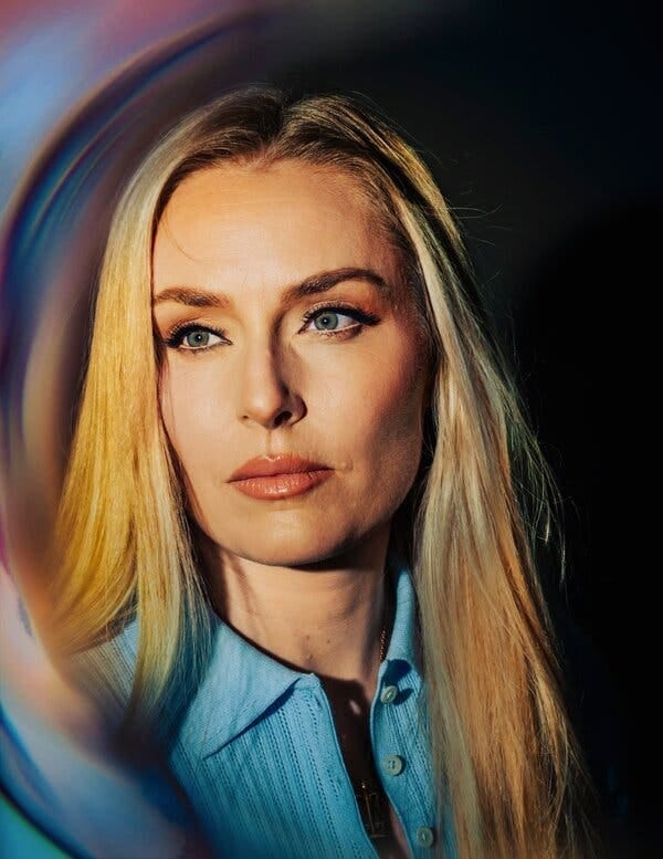 A close-up of Lindsey Vonn. A close-up of Lindsey Vonn.