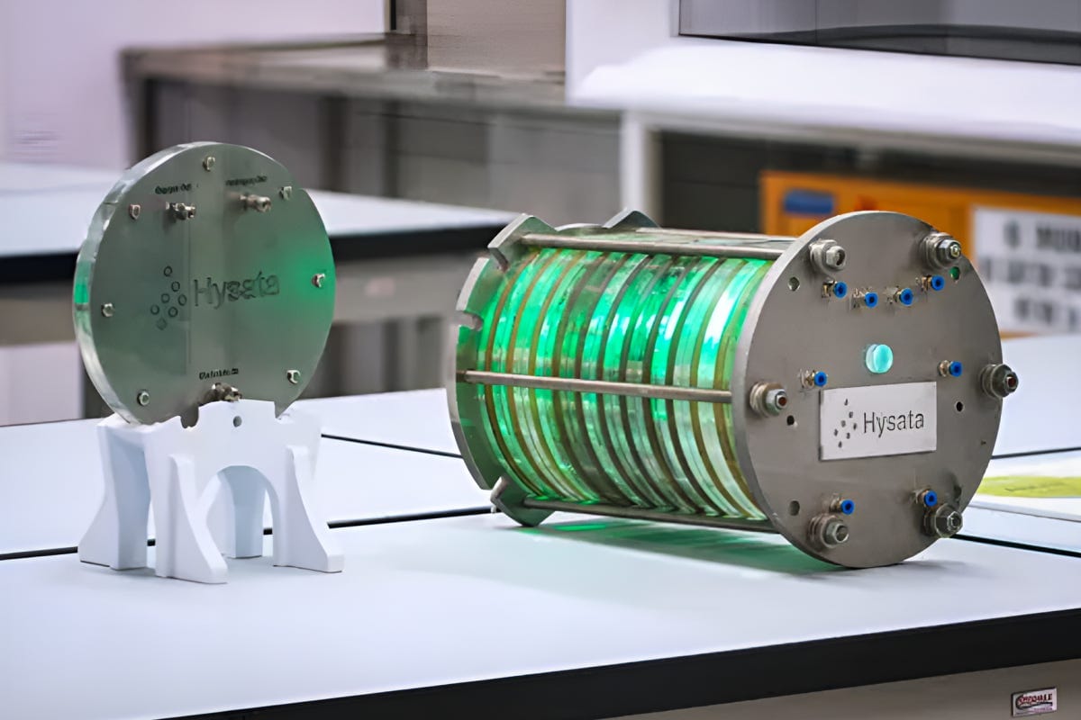 Hysata claims its capillary-feed electrolyzer is the world's most efficient, using some 20% less energy to produce hydrogen while also being cheaper to install and maintain Hysata claims its capillary-feed electrolyzer is the world's most efficient, using some 20% less energy to produce hydrogen while also being cheaper to install and maintain