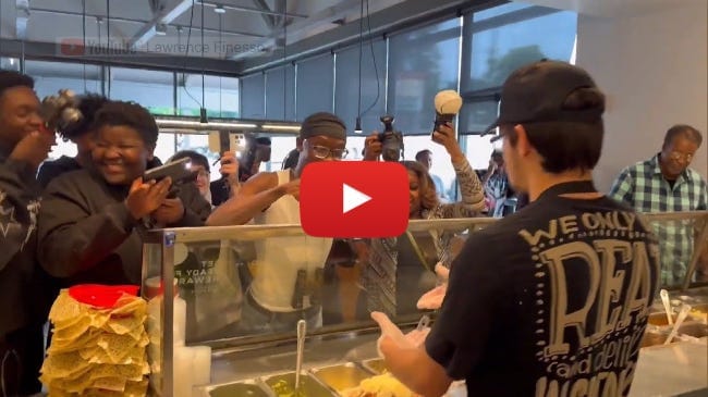 Does the 'Chipotle Camera Trick Challenge' Get You More Food? Does the 'Chipotle Camera Trick Challenge' Get You More Food?
