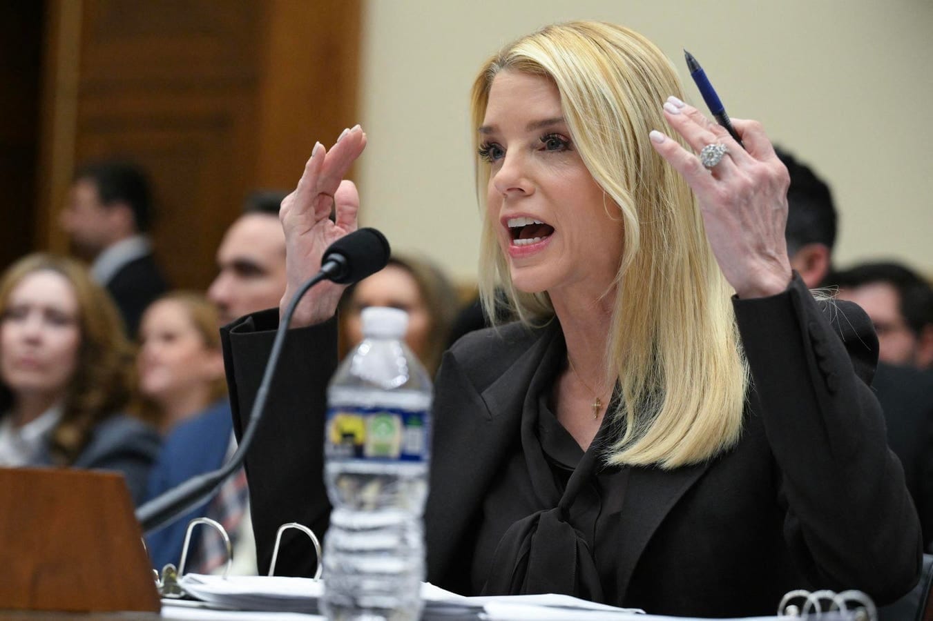 Pam Bondi Refuses To Answer Question About Epstein Co ... Pam Bondi Refuses To Answer Question About Epstein Co ...