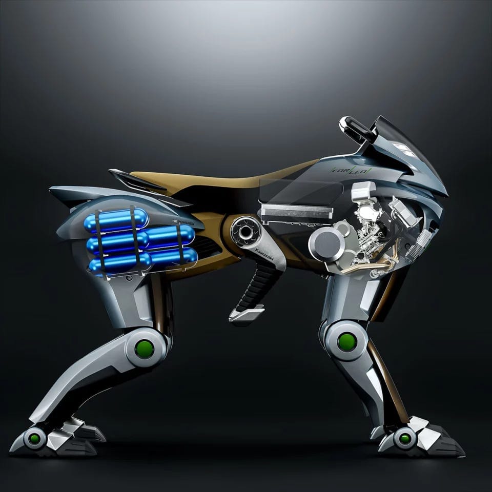 Kawasaki's original renders of Corleo Kawasaki's original renders of Corleo