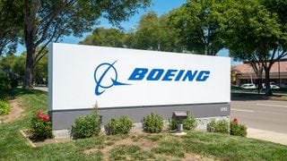The Boeing sign The Boeing sign