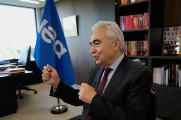 El director ejecutivo de la Agencia Internacional de Energía, Fatih Birol, habla durante una entrevista con Associated Press en la sede de la AIE en París, el jueves 16 de abril de 2026. (Foto AP/Michel Euler) El director ejecutivo de la Agencia Internacional de Energía, Fatih Birol, habla durante una entrevista con Associated Press en la sede de la AIE en París, el jueves 16 de abril de 2026. (Foto AP/Michel Euler)