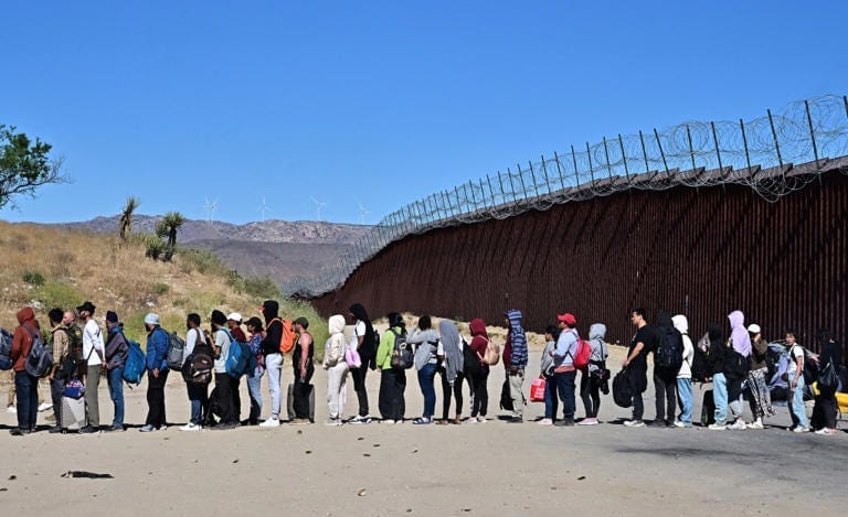 Over 1.3 million people were released into the US between March 2023 and July 2024, according to US Border Patrol. AFP via Getty Images Over 1.3 million people were released into the US between March 2023 and July 2024, according to US Border Patrol. AFP via Getty Images