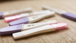 An assortment of at-home pregnancy tests An assortment of at-home pregnancy tests