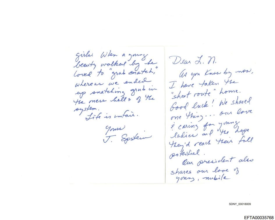 The letter released on Tuesday The letter released on Tuesday