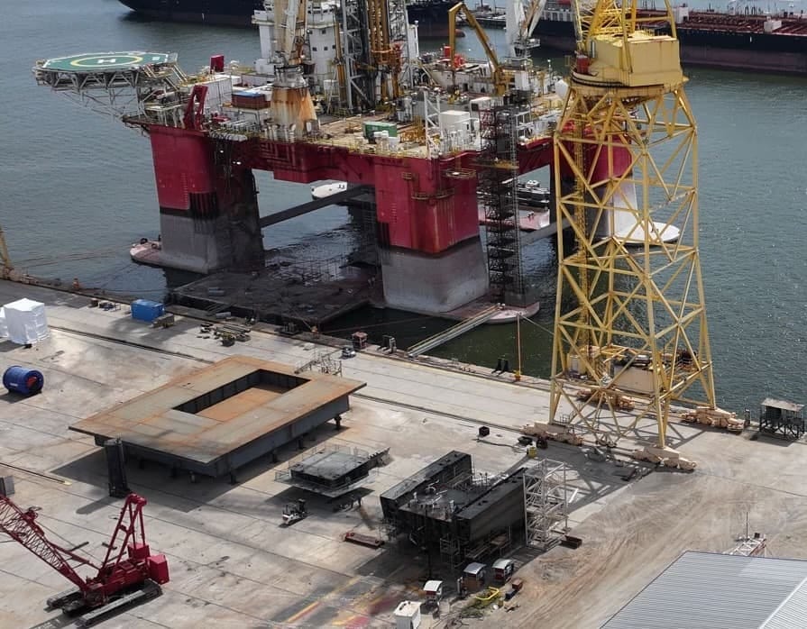 The first + Pool unit is currently under construction in Mississippi's Bollinger Shipyard The first + Pool unit is currently under construction in Mississippi's Bollinger Shipyard
