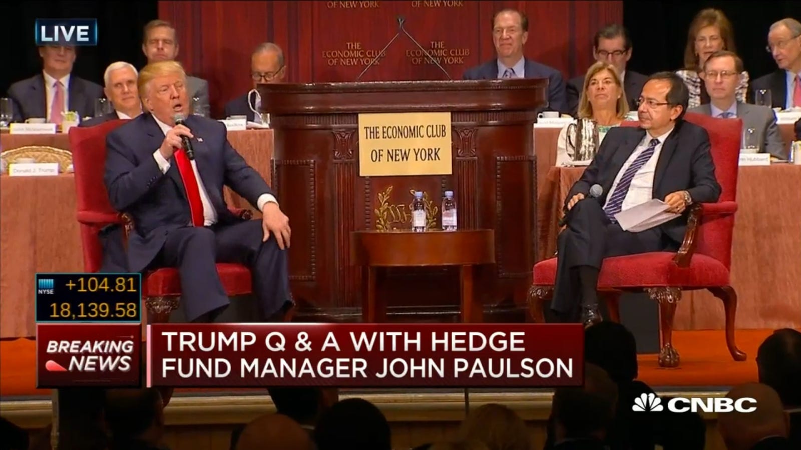 Trump’s Q. & A. With Paulson Trump’s Q. & A. With Paulson