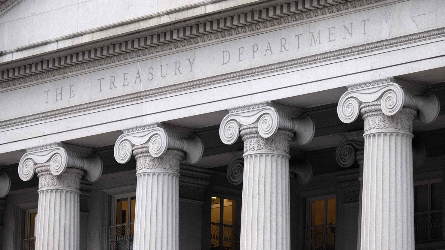 The US Treasury building in Washington, DC, in January 2023. The US Treasury building in Washington, DC, in January 2023.