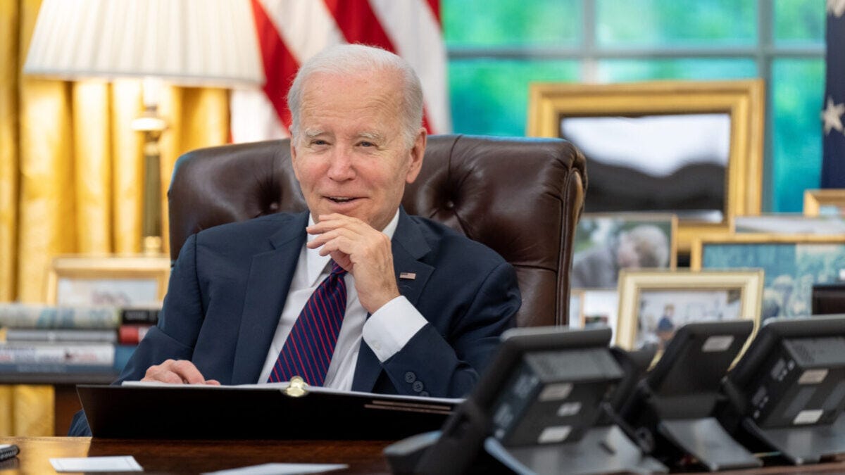 President Joe Biden in Oval Office President Joe Biden in Oval Office