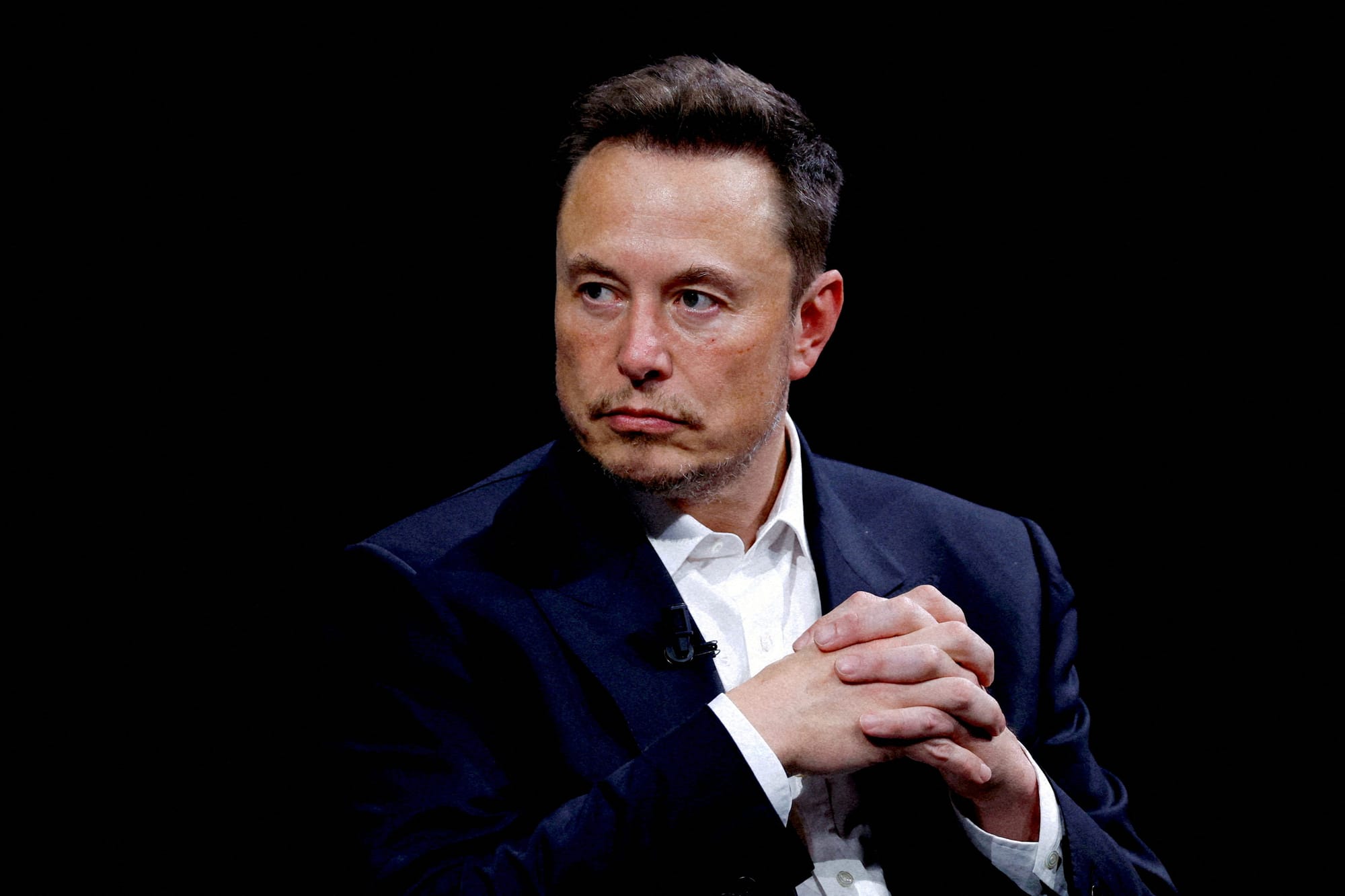 Tesla CEO and X owner Elon Musk in Paris