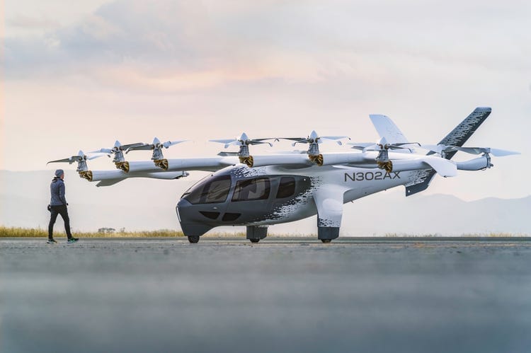 Archer's Midnight eVTOL. Archer's Midnight eVTOL.