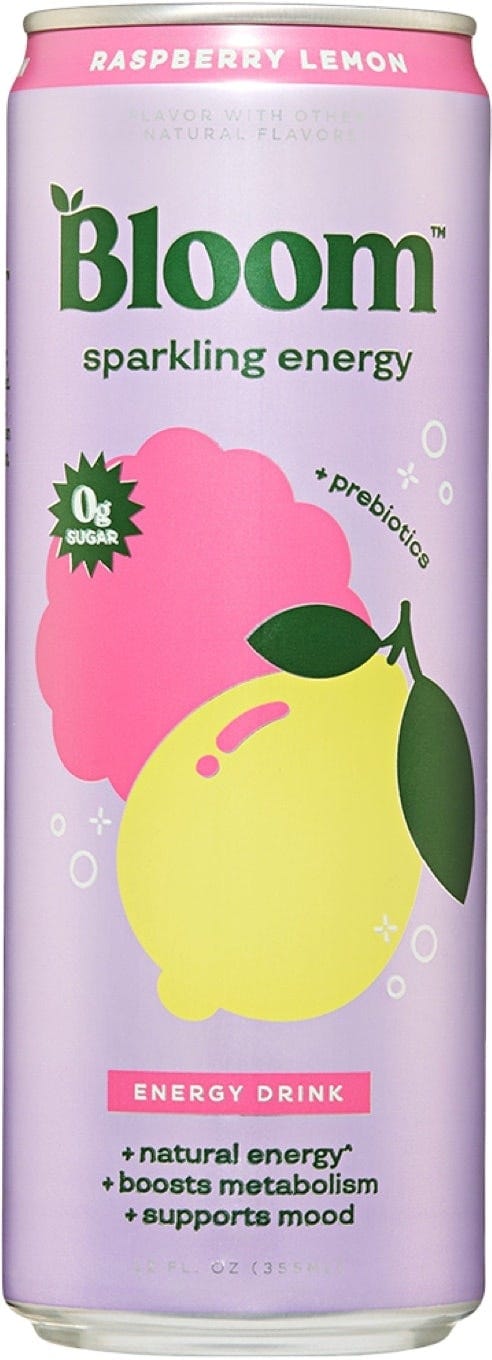 Bloom Sparkling Energy Raspberry Lemon Bloom Sparkling Energy Raspberry Lemon