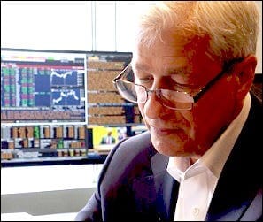 Jamie Dimon Sits in Front of Trading Monitor in his Office (Source -- 60 Minutes Interview, November 10, 2019) Jamie Dimon Sits in Front of Trading Monitor in his Office (Source -- 60 Minutes Interview, November 10, 2019)