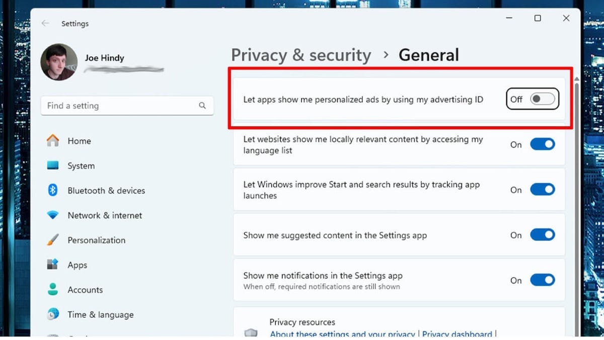 Screenshot of Windows 11 update Screenshot of Windows 11 update
