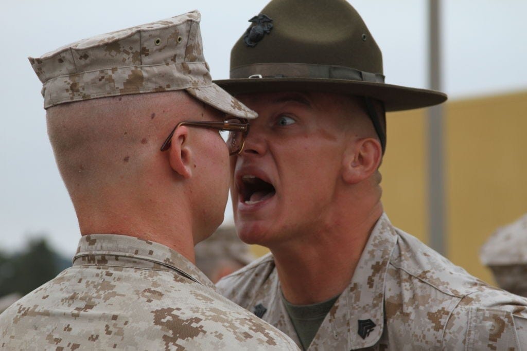 High Quality USMC Drill Sergeant Blank Meme Template High Quality USMC Drill Sergeant Blank Meme Template