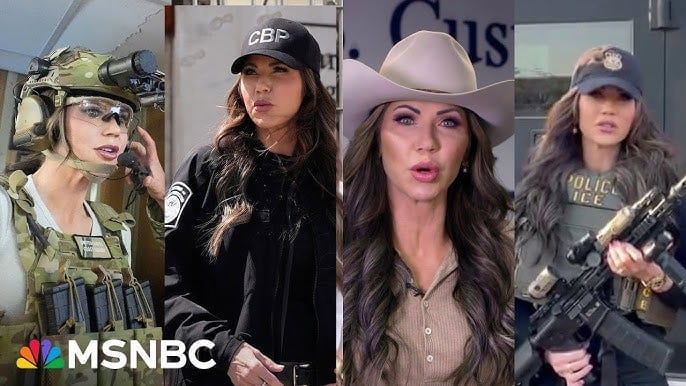 Noem turns Homeland Security role into cringey costume theater Noem turns Homeland Security role into cringey costume theater