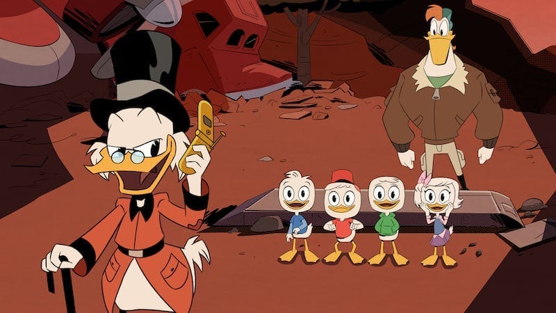 Donald Duck reluctantly takes his nephews Huey, Dewey and Louie to the home of their reclusive great-uncle Scrooge McDuck. Donald Duck reluctantly takes his nephews Huey, Dewey and Louie to the home of their reclusive great-uncle Scrooge McDuck.