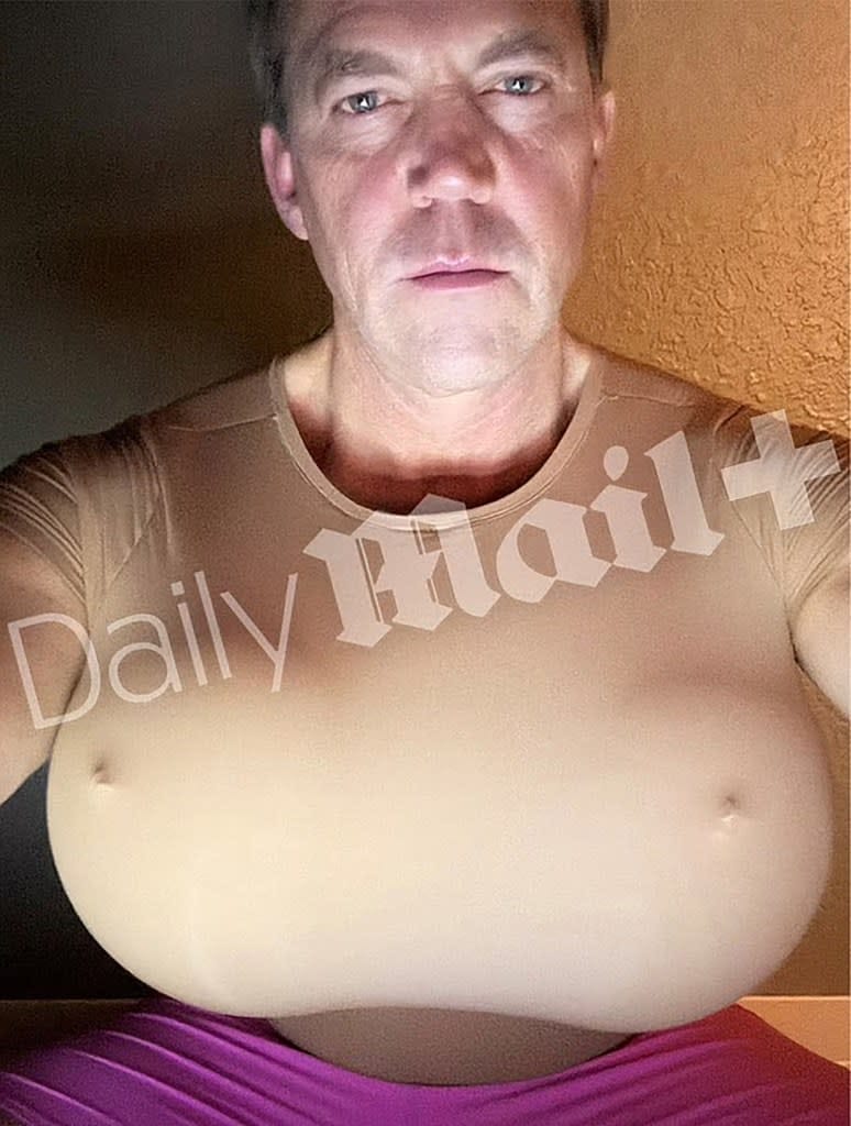 Kristi Noem’s husband Bryon allegedly led a secret life of adult roleplay — and seemingly aimed to bimboficate himself as much as possible with the help of fake boobs. Kristi Noem’s husband Bryon allegedly led a secret life of adult roleplay — and seemingly aimed to bimboficate himself as much as possible with the help of fake boobs.