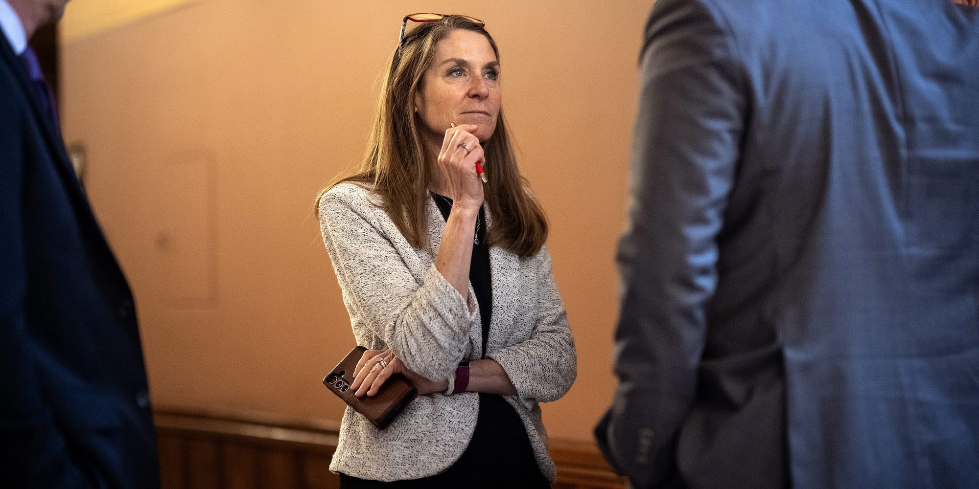 State Sen. Laura Fine of Glenview, in the Illinois State Capitol in Springfield, Thursday, May 8, 2025. (E. Jason Wambsgans/Chicago Tribune/Tribune News Service via Getty Images) State Sen. Laura Fine of Glenview, in the Illinois State Capitol in Springfield, Thursday, May 8, 2025. (E. Jason Wambsgans/Chicago Tribune/Tribune News Service via Getty Images)