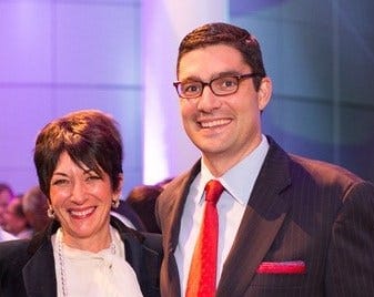Ghislaine Maxwell and Scott Borgerson Ghislaine Maxwell and Scott Borgerson