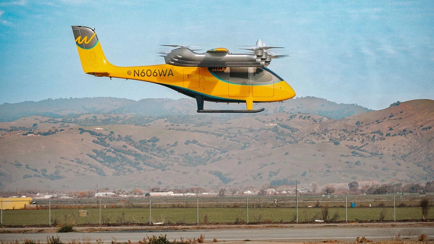 The Wisk Gen 6 eVTOL The Wisk Gen 6 eVTOL