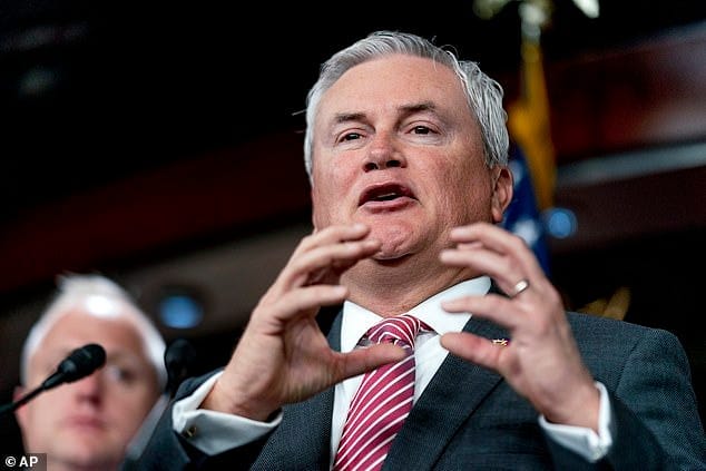 Oversight Chair James Comer now claims he will soon obtain bank records showing the Biden family accepted upwards of $20 to $30 million from foreign nationals Oversight Chair James Comer now claims he will soon obtain bank records showing the Biden family accepted upwards of $20 to $30 million from foreign nationals