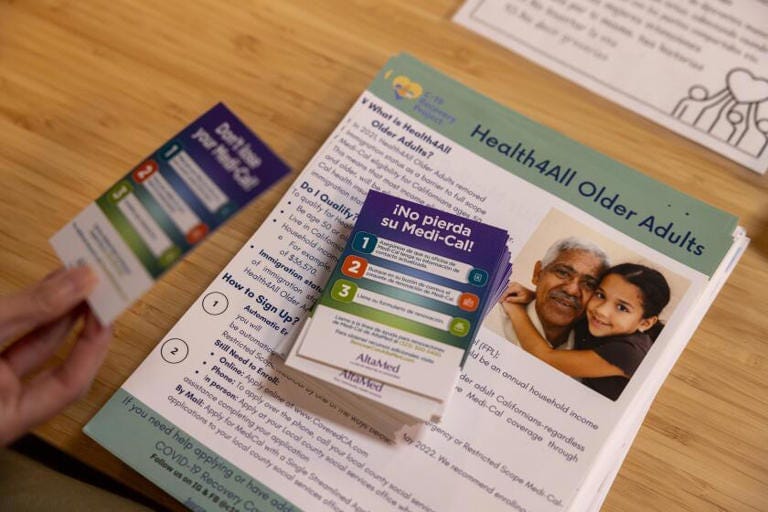 California miscalculated how much Medi-Cal care it could ask the federal government to reimburse. Medi-Cal is the state's Medicaid program. ((Brian van der Brug / Los Angeles Times)) California miscalculated how much Medi-Cal care it could ask the federal government to reimburse. Medi-Cal is the state's Medicaid program. ((Brian van der Brug / Los Angeles Times))