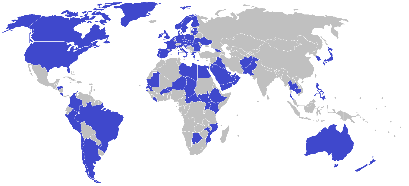 The US has military bases in 80 countries. All of them must close. The US has military bases in 80 countries. All of them must close.