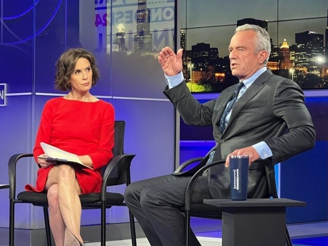 During the Wednesday night townhall on NewsNation, Democrat presidential hopeful Robert Francis Kennedy Jr. said he would sign an "assault weapons" ban if it reached his desk. During the Wednesday night townhall on NewsNation, Democrat presidential hopeful Robert Francis Kennedy Jr. said he would sign an "assault weapons" ban if it reached his desk.