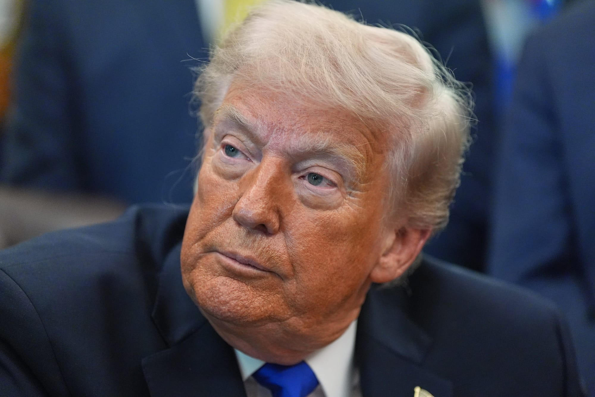 President Donald Trump has continued to cheerlead for the economy, despite overseeing some highly mixed results, insisting: ‘We’re doing great’ President Donald Trump has continued to cheerlead for the economy, despite overseeing some highly mixed results, insisting: ‘We’re doing great’