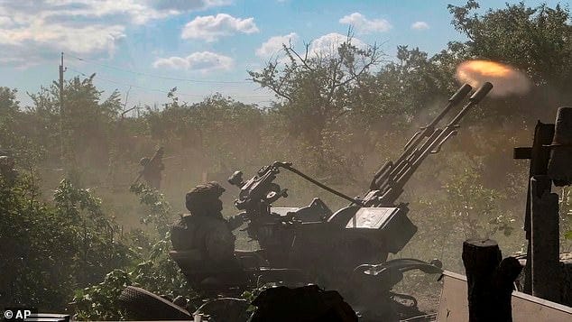 A Russian soldier operates a gun at an undisclosed location in Ukraine, released June 2, 2024 A Russian soldier operates a gun at an undisclosed location in Ukraine, released June 2, 2024