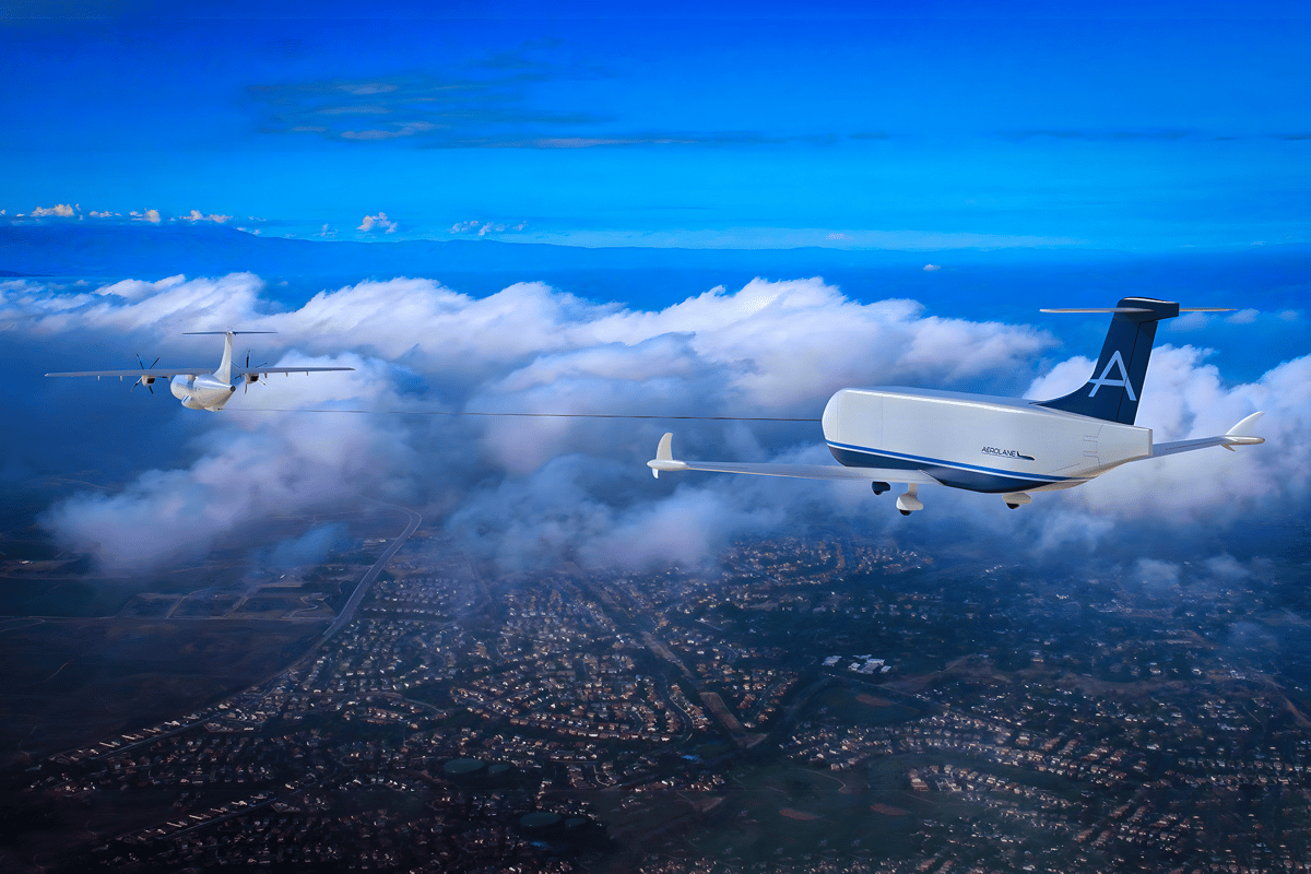 Autonomous vortex-surfing Aerocarts could increase a given aircraft's payload capability by 2-300% when towed behind it, reducing air freight costs by as much as 65% Autonomous vortex-surfing Aerocarts could increase a given aircraft's payload capability by 2-300% when towed behind it, reducing air freight costs by as much as 65%