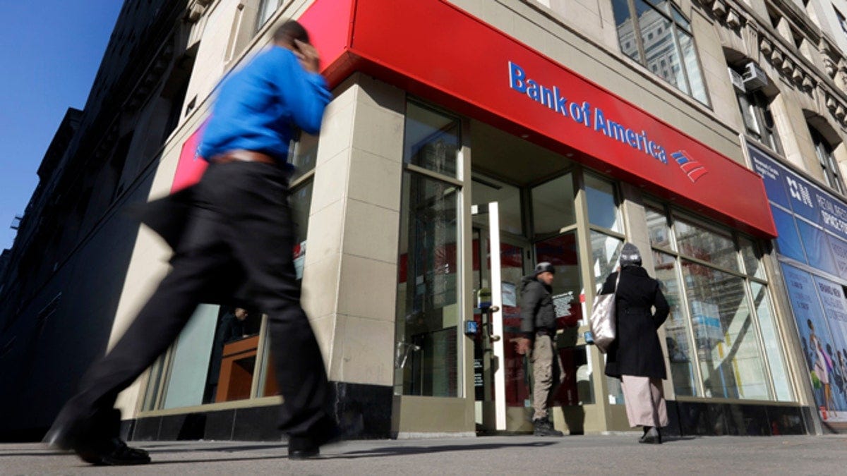 A Bank of America store front A Bank of America store front