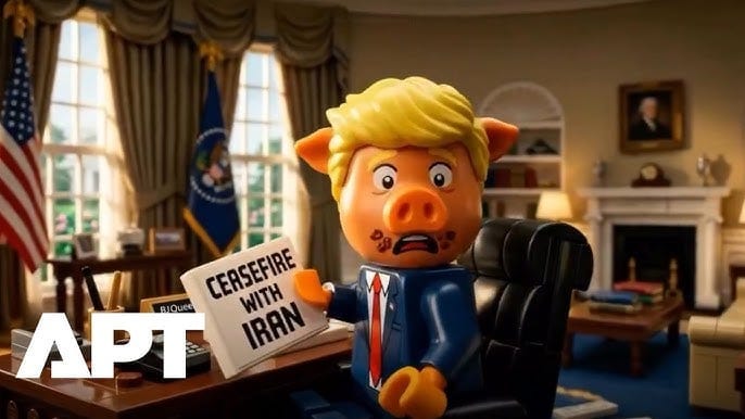 Iran Releases Another LEGO Animation Mocking Trump as Information War  Continues | APT