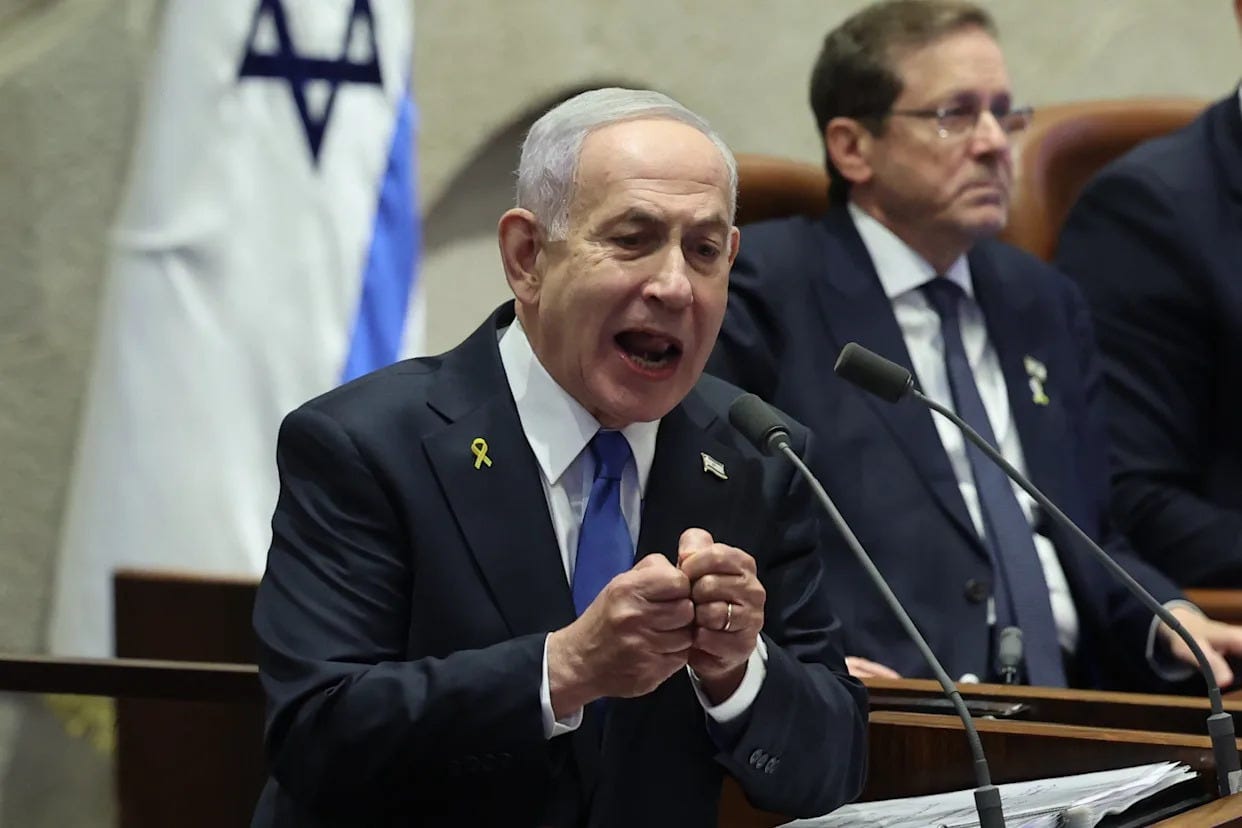 Netanyahu asegura que no necesita "aprobación" externa para atacar a Hamás y a Hizbulá - Yahoo Noticias Netanyahu asegura que no necesita "aprobación" externa para atacar a Hamás y a Hizbulá - Yahoo Noticias
