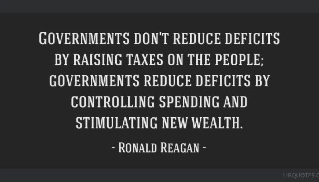 DeficitQuoteReagan.GovernmentSpending DeficitQuoteReagan.GovernmentSpending