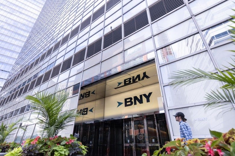 BNY Mellon building in New York City. BNY Mellon building in New York City.