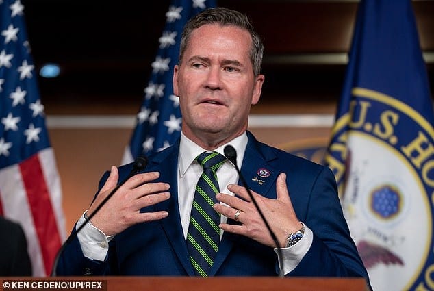 Waltz said the military overspending is 'literally driving us out of business', noting that 'the interest on our debt alone is now exceeding, for the first time in American history, the entire defense budget' Waltz said the military overspending is 'literally driving us out of business', noting that 'the interest on our debt alone is now exceeding, for the first time in American history, the entire defense budget'
