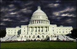 U.S. Capitol With Storm Clouds U.S. Capitol With Storm Clouds