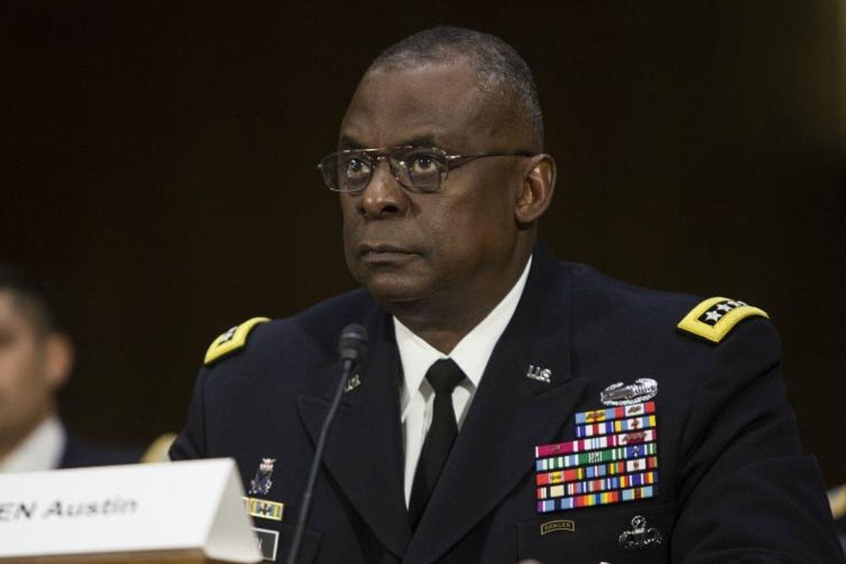 Bad News': Biden Picks Retired General and Raytheon Board Member Lloyd  Austin as Pentagon Chief