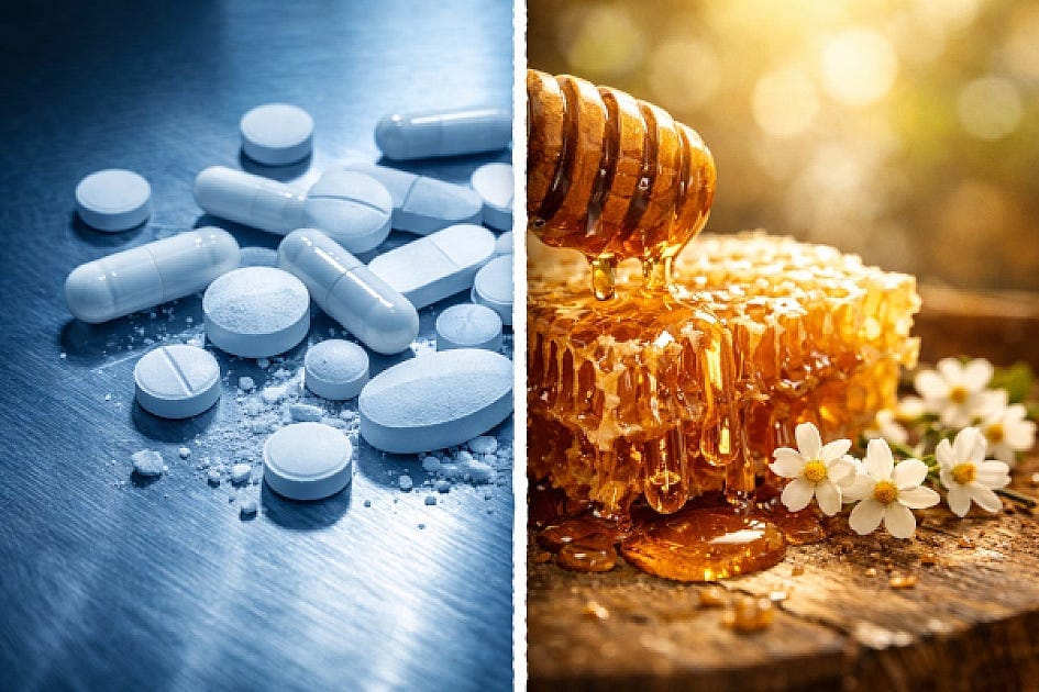 Honey and coffee for persistent cough
